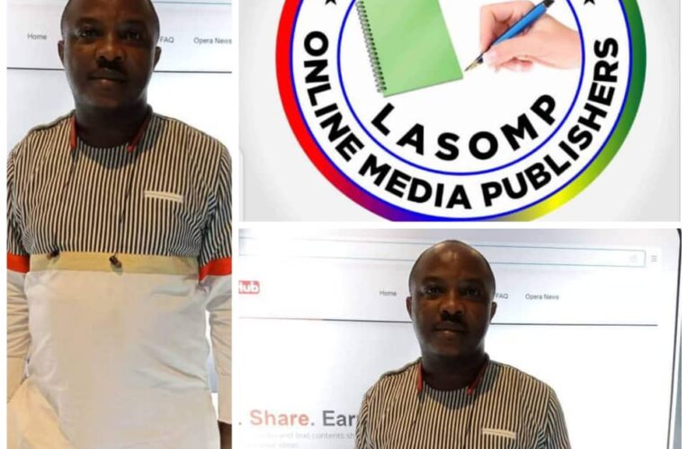 LASOMP Congratulates Sahara Weekly Publisher, Oyewale On His Victory As NAOSRE President.