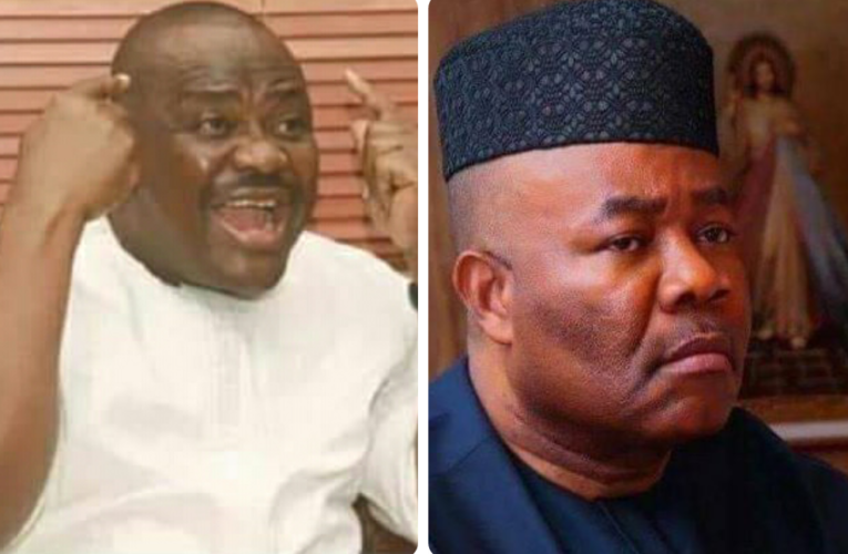 I Will Deal With You If You Don’t Shut Up ! – Wike Threatens Akpabio over Attack on Southsouth Govs-