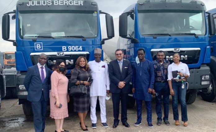 Unity Bank, Others Facilitates Supply Of N15.5B Worth of Trucks, Equipment to Julius Berger As SCOA Boss Commends-