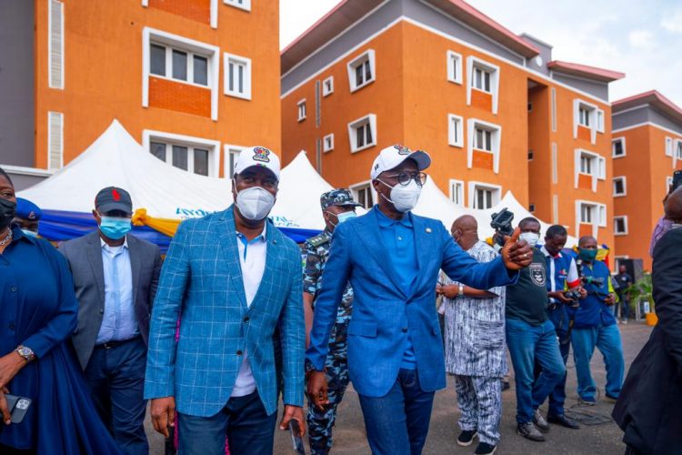 SANWO-OLU COMPLETES THE IBESHE LAGOSHOMS PROJECT, ADDING 480 HOMES TO THE HOUSING STOCK
