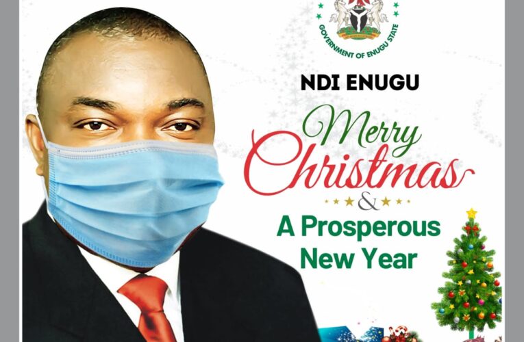Gov. Ugwuanyi wishes Christians and Nigerians a Merry Christmas and a Happy New Year.