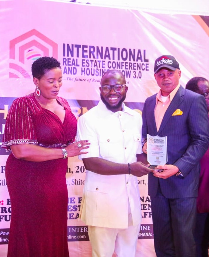 AKMODEL GROUPS CEO GRACES AFRICA'S MOST PROMISING REAL ESTATE ENTREPRENEUR AWARD AT AN AFRICAN INTERNATIONAL EVENT IN GHANA