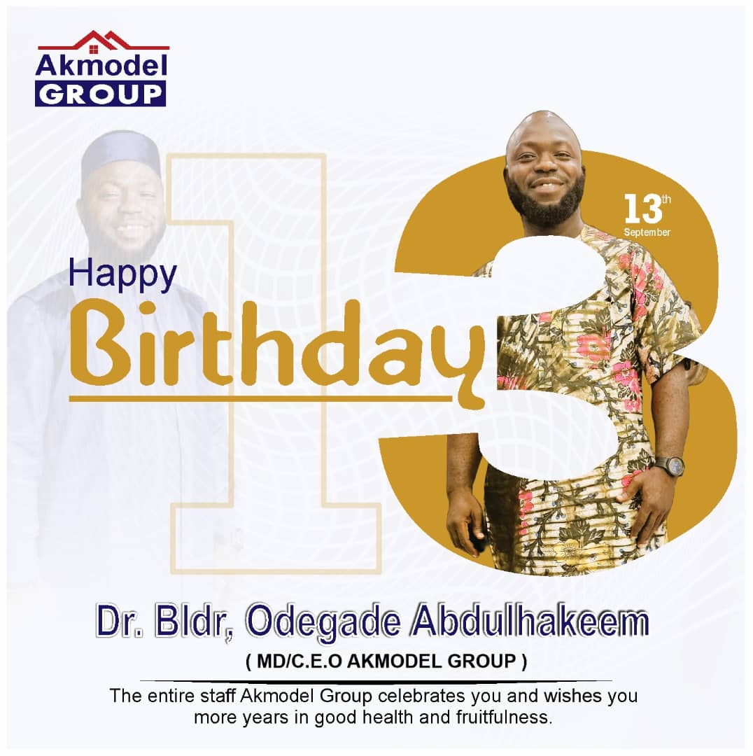 Favour Benson, SOLIN MEDIA Team Celebrates Bldr. (Dr.) Abdulhakeem Odegade As He Marks His Birthday…
