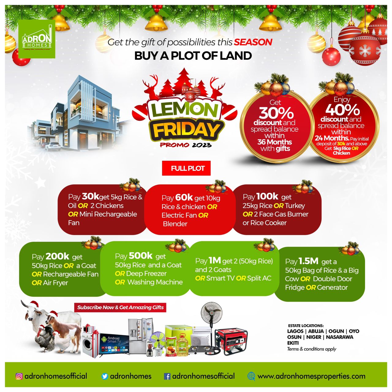 Adron Homes Excites Customers with ‘Lemon Friday Promo’ | Touchaheart news
