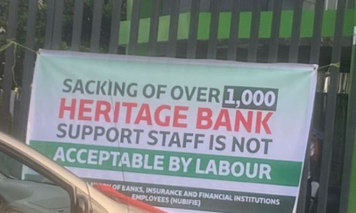 NUBIFIE Shuts Down Heritage Bank Head Office Over Sack Of 1000 Workers