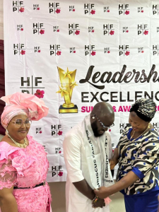 Amb. Bldr. (Dr.) Abdulhakeem Odegade Receives Award, Becomes First Patron At The Hibiscus Female Publishers In Nigeria Event (Photos)